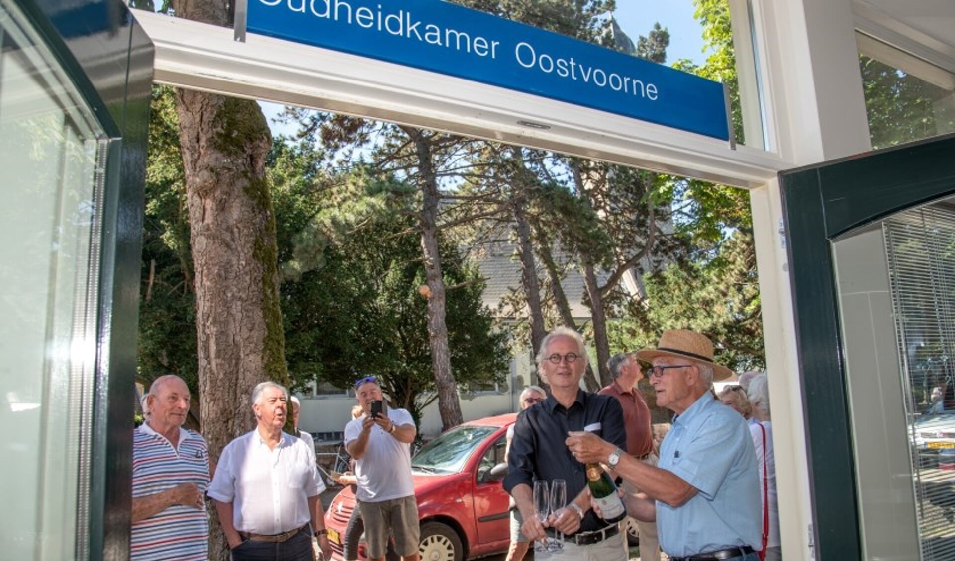 De opening van de Oudheidkamer in Oostvoorne in juni 2019