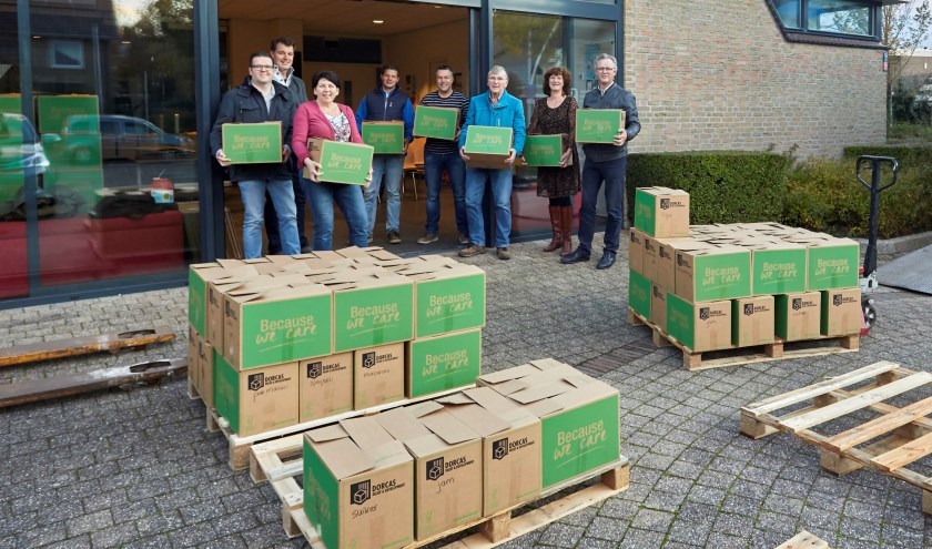 De Dorcas Voedselactie heeft in Monster 170 pakketten opgeleverd voor de allerarmsten in Oost-Europa.