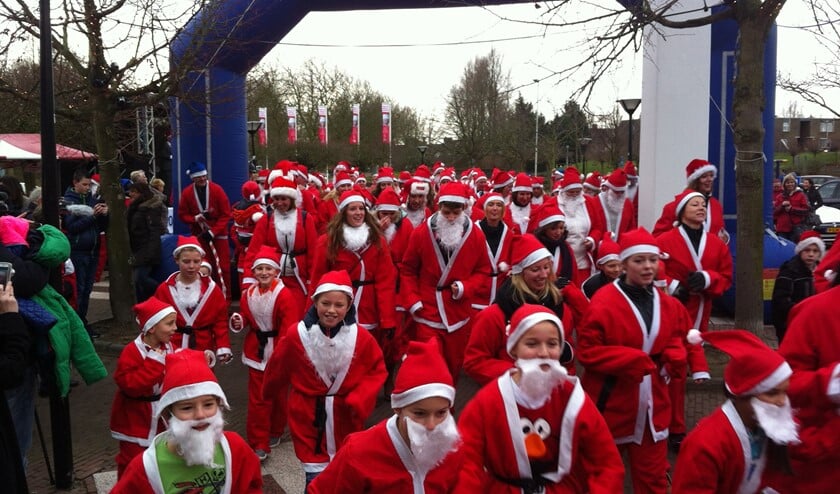 De Santa Run belooft weer een heel spektakel te worden.