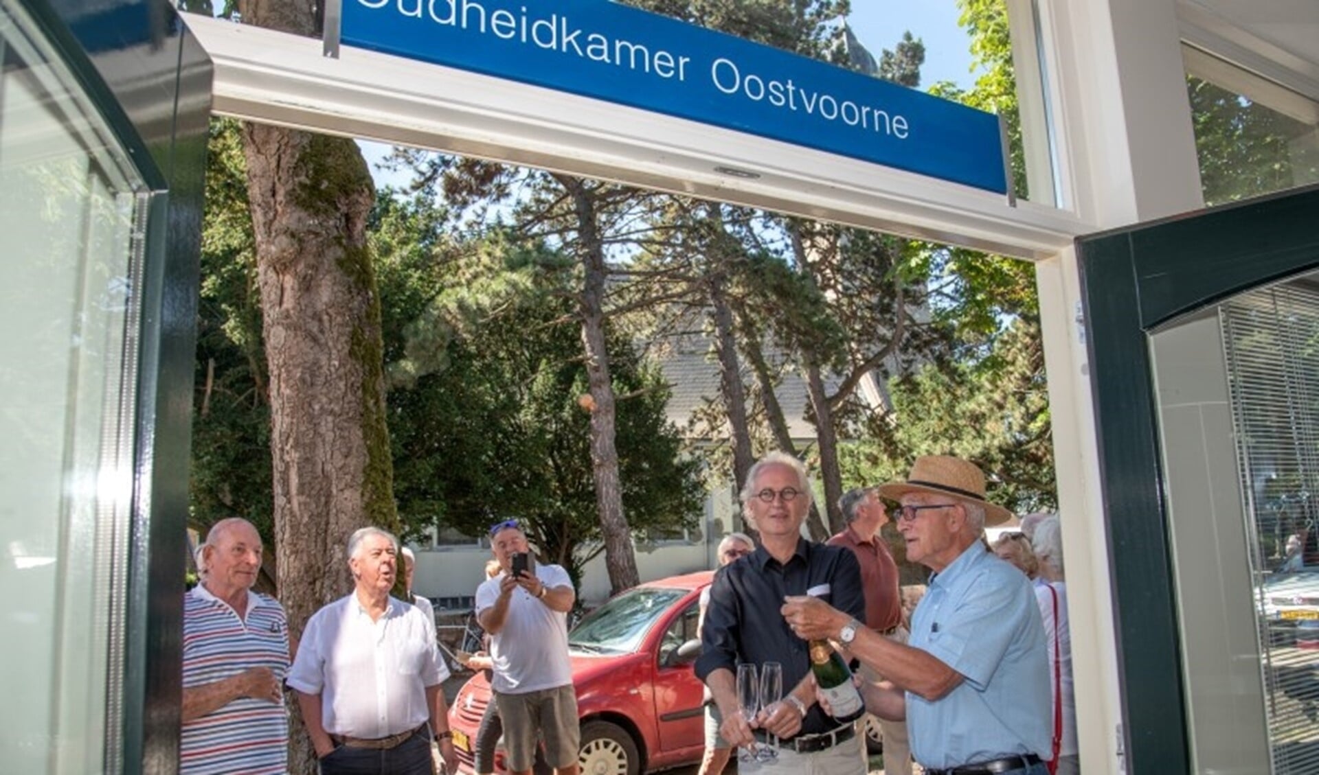 De opening van de Oudheidkamer afgelopen zomer (Foto: Jos Uijtdehaage)