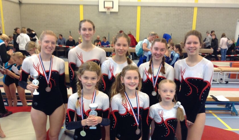 De trotse medaillewinnaars!
