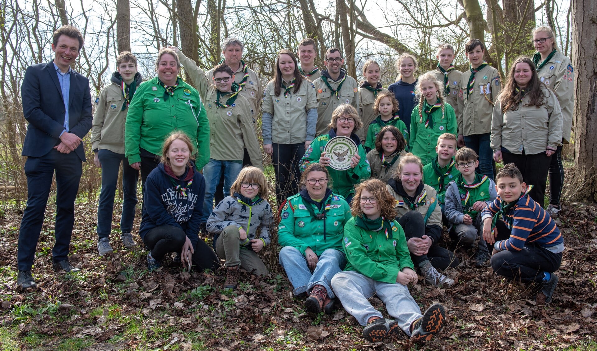 Scoutinggroep De Strandvogels is 80 jaar oud, maar nog vol levenslust. (Foto: Jos Uijtdehaage).