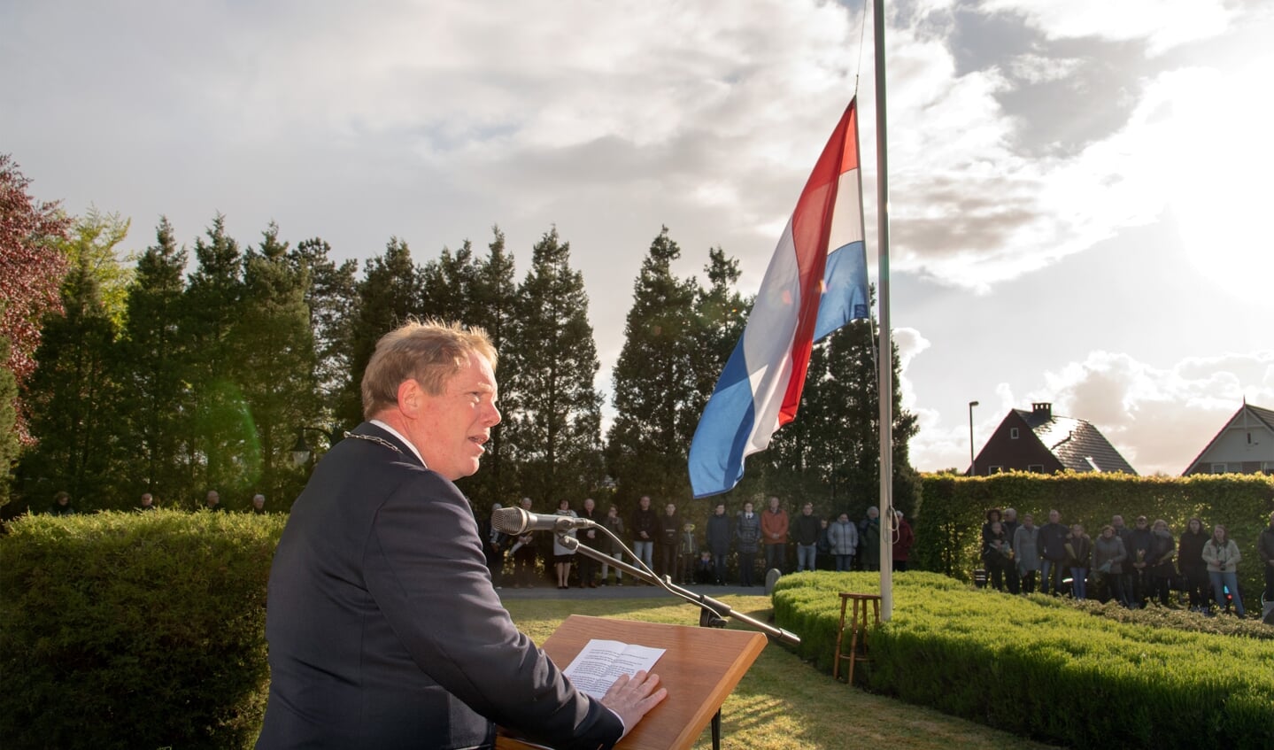 De toespraak van Westvoornes burgemeester Peter de Jong 