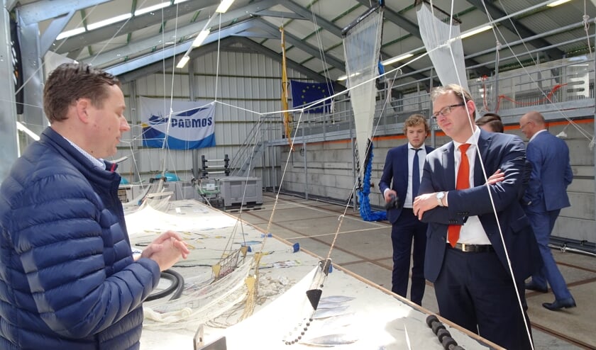 De delegatie werd ontvangen in het Innovatiecentrum voor de visserij in Stellendam. Een uniek stukje Europa...