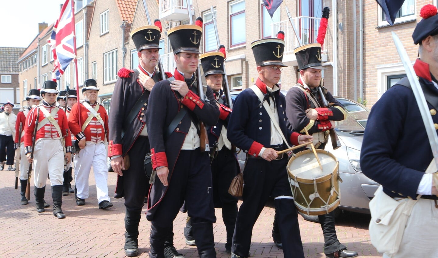 Het 'Corps Mariniers' was in 1801-1802 het vaste garnizoen van de Vesting Hellevoetsluis