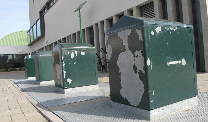 Verveloze containers op het Gooteplein...
