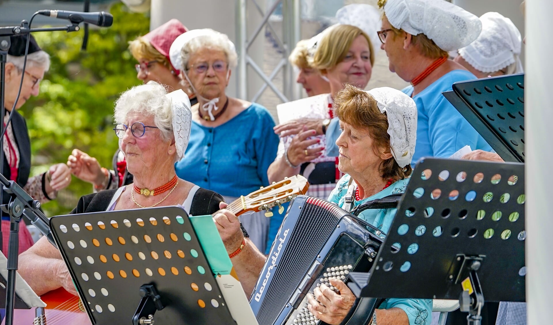 De 'viswijven' brachten het publiek in vervoering.