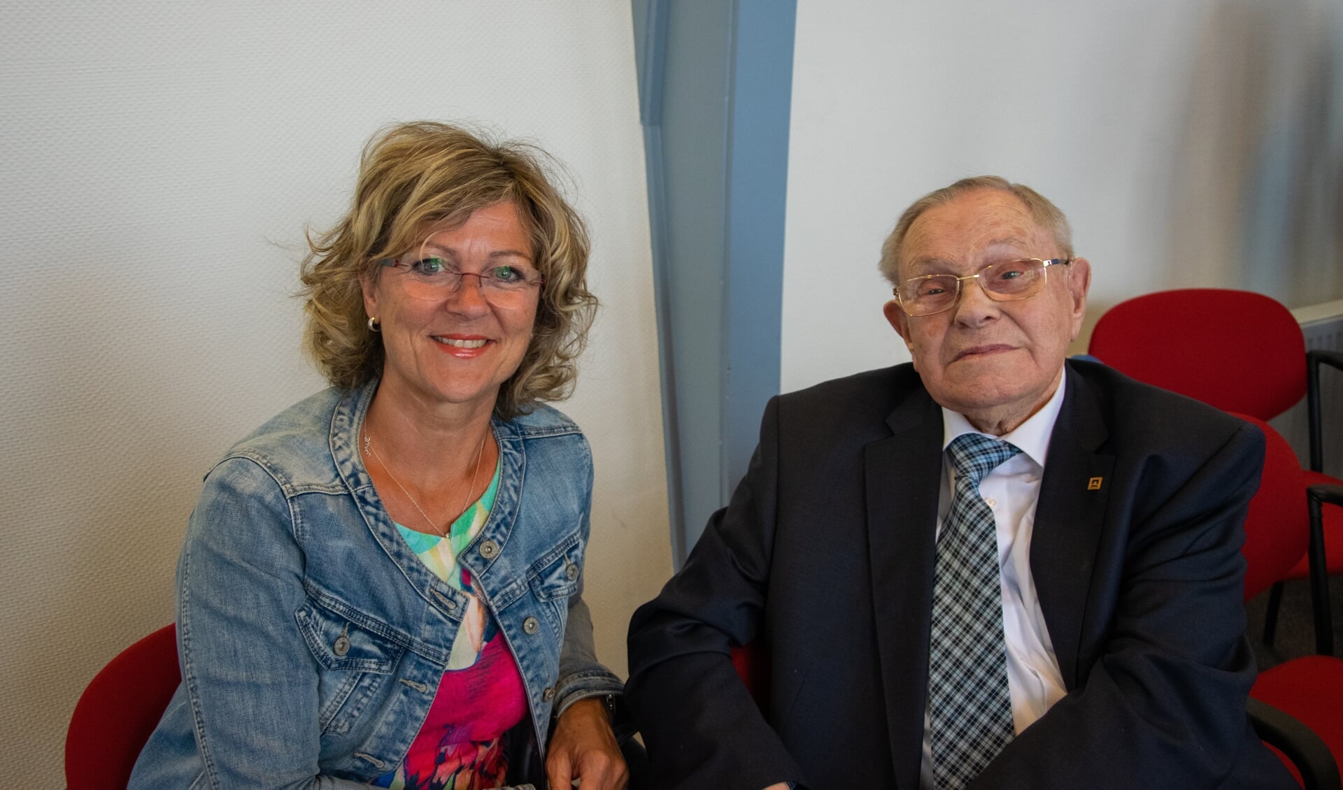 Burgemeester Ada Grootenboer-Dubbelman bracht een bezoekje aan de 101-jarige.  Foto: Sam Fish
