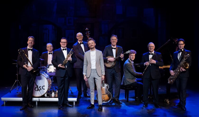 De Dutch Swing College Band met Wouter Hamel (Foto: Bas Meijer)