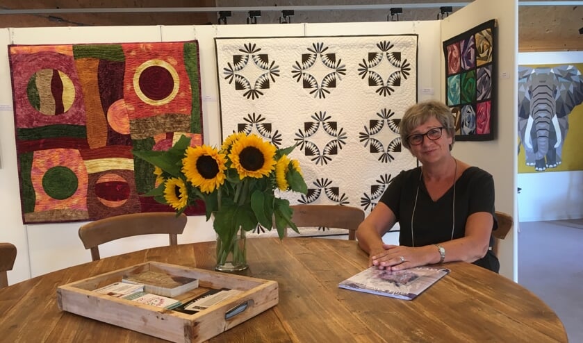 Tijdens de opendagen zijn er diverse quilts te zien, van Marianne zelf, maar ook van diverse cursisten.