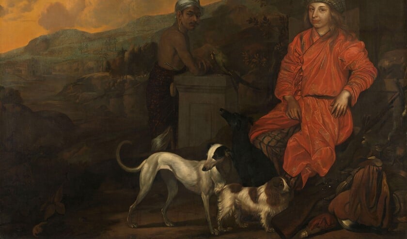 Philippus Baldaeus en zijn knecht Gerrit Mossopotam. Collectie Rijksmuseum. De reproductie is te zien in Geervliet.