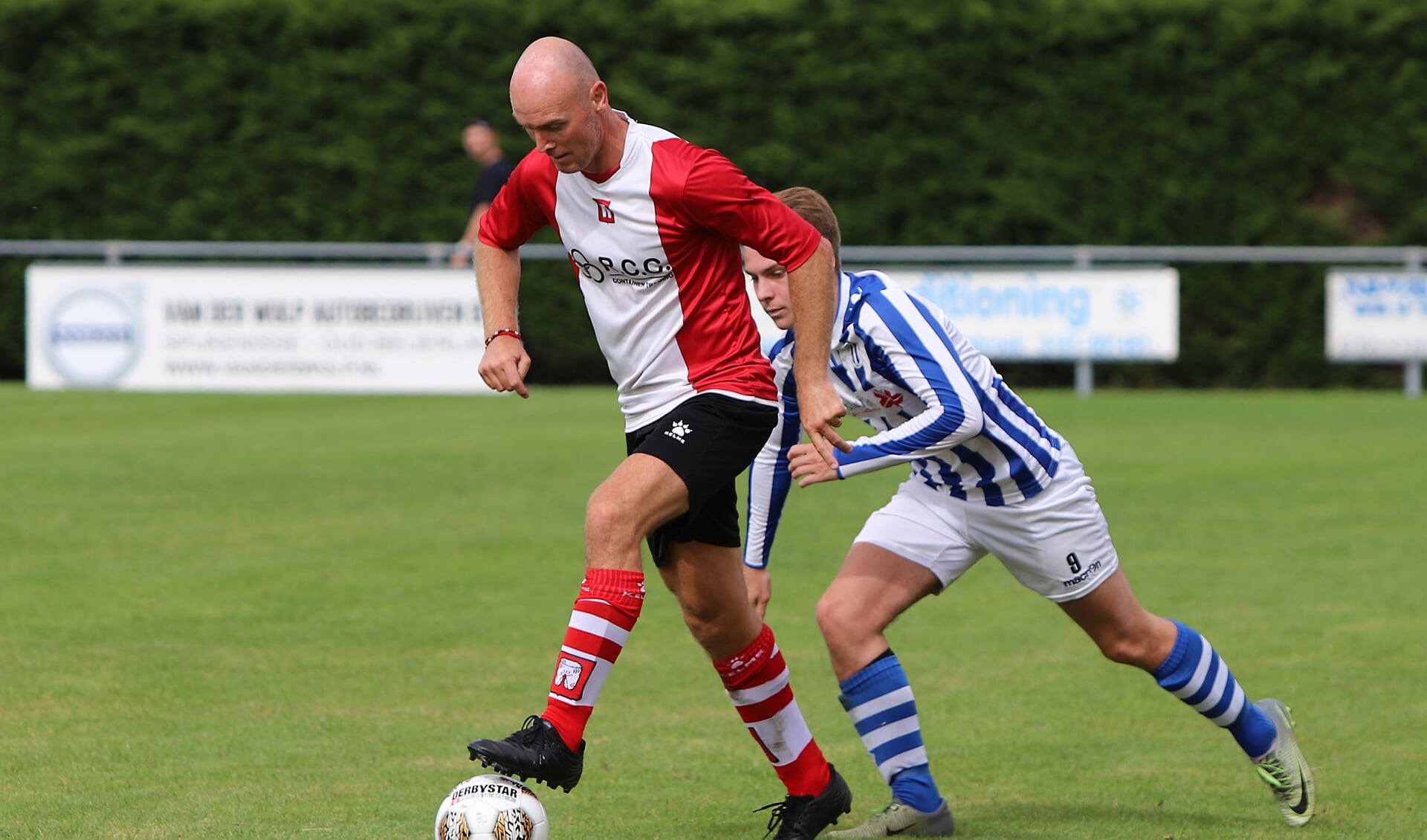 Abbenbroek was zaterdag met 2-0 te sterk voor NBSVV uit Nieuw Beijerland.