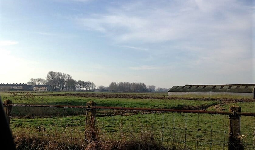 Het plangebied voor de 180 woningen van De Akkerranden
