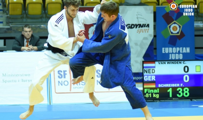 Judoka Coen van Winden is één van de kanshebbers op de titel 'Sportman van het Jaar'.