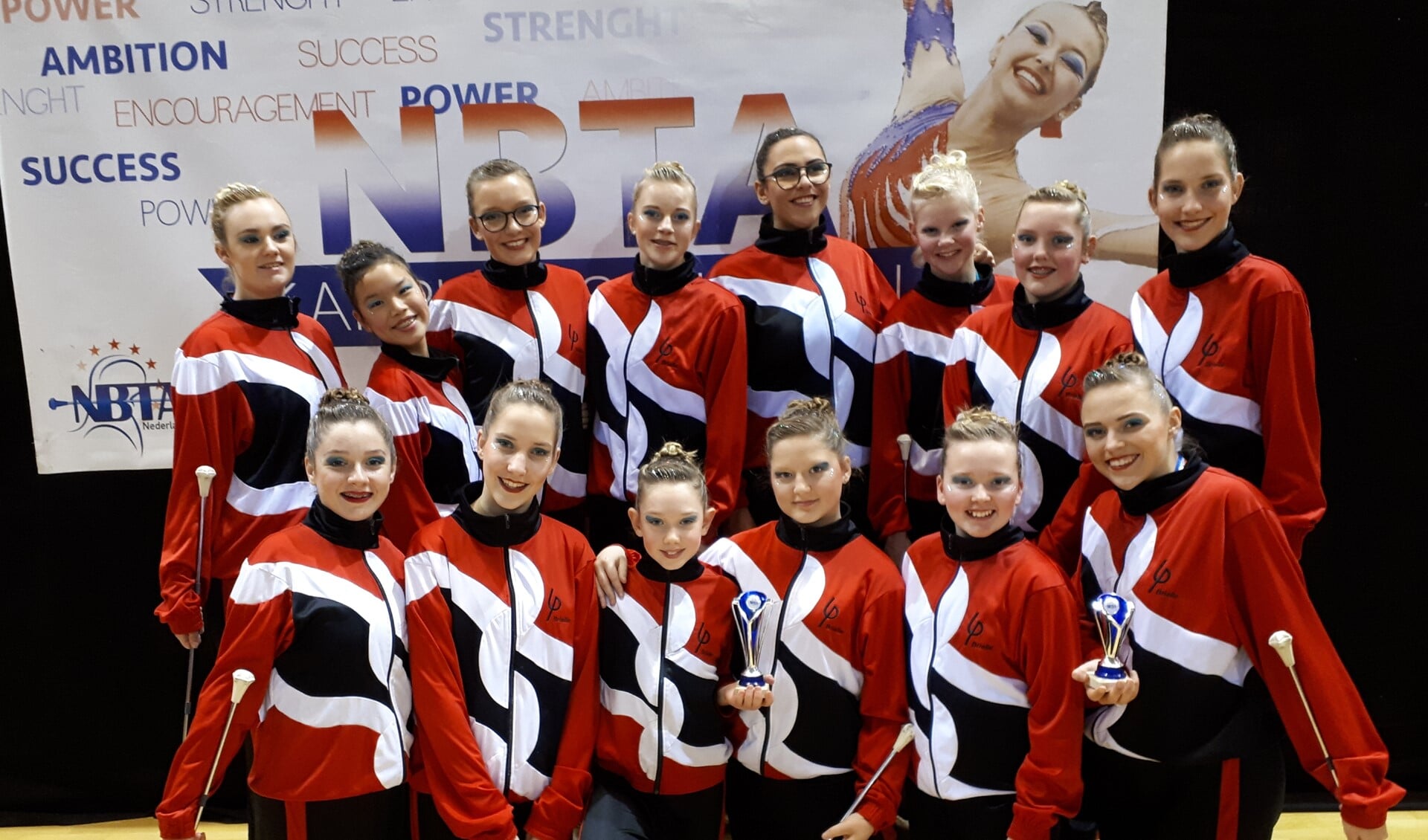 De twirlers van Libertatis Primitiae waren succesvol op het Nederlands Kampioenschap in Almere.