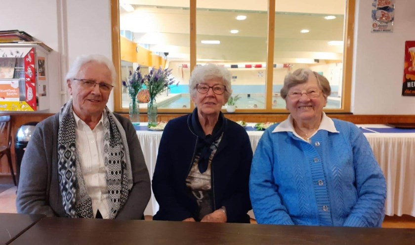 V.l.n.r. Mina Mastenbroek, Aad Tanis en Jopie de Boer.
