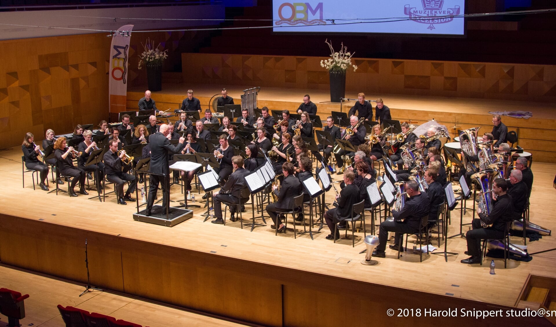 Fanfareorkest De Hoop uit Stellendam wil muzikaal stilstaan  bij 75 jaar vrijheid  en doet dat onder meer met een bijzonder nieuwjaarsconcert. (Foto: Harols Snippert)