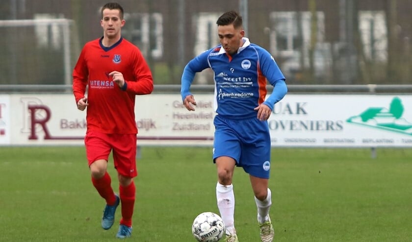 Zuidland werd zaterdag afgetroefd door hekkensluiter Vierpolders en verloor met 1-2.