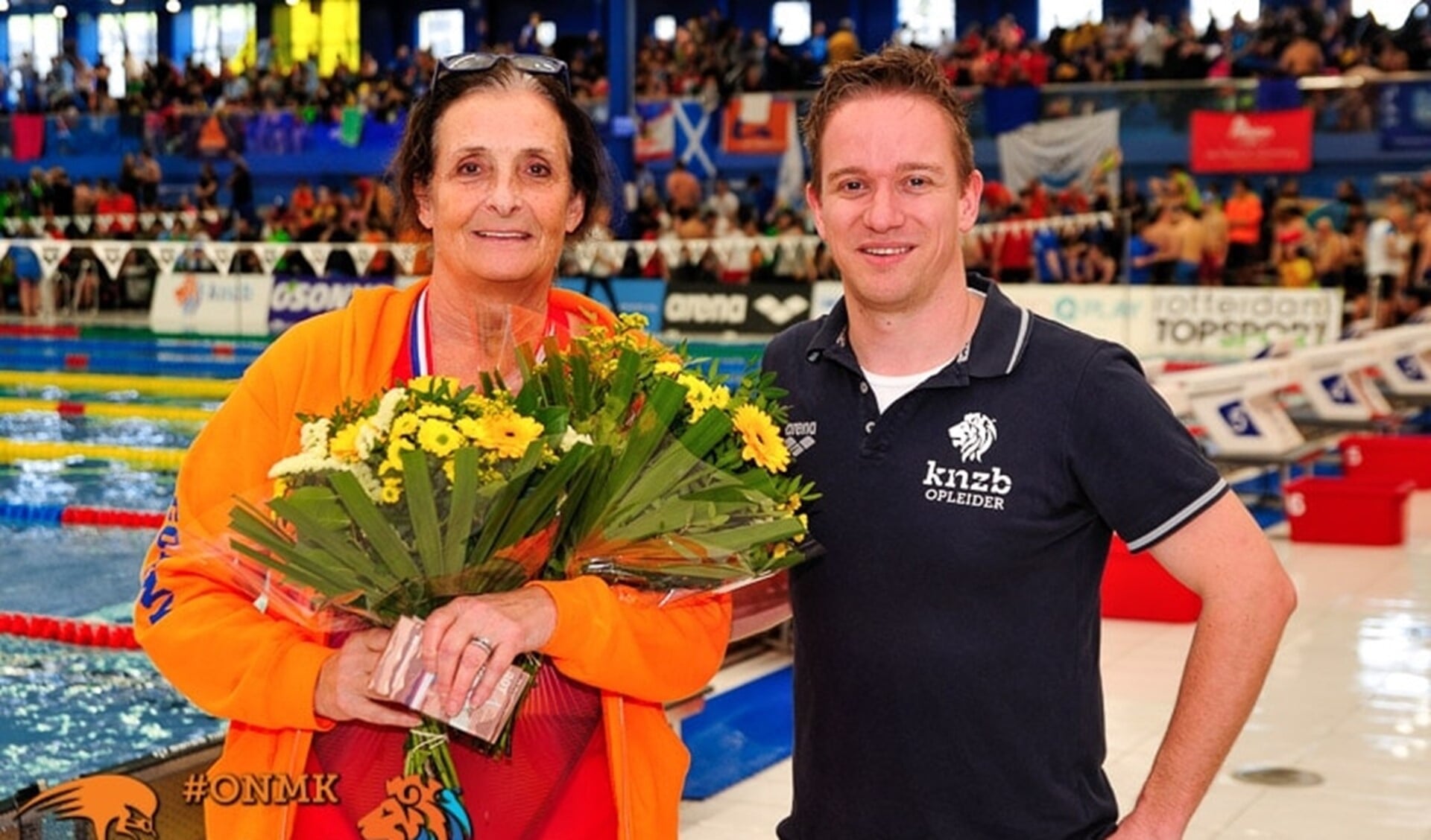 Zwemveterane Connie Boer uit Rockanje was weer heel succesvol op de ONK zwemmen voor Masters.