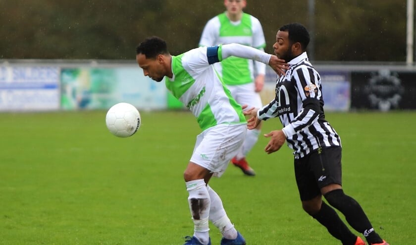 Felino Jardim scoorde zaterdag één van de acht treffers voor Spijkenisse tegen Achilles '29.