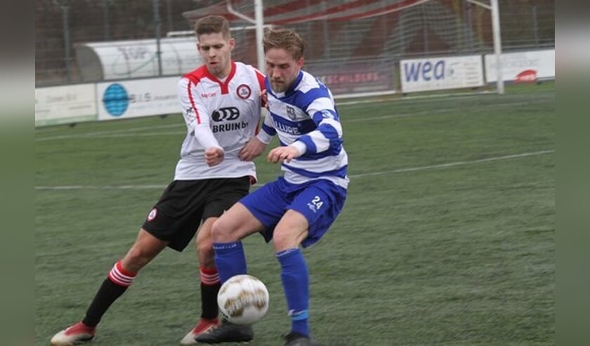 Zepp Jacobs speelde een degelijke wedstrijd voor Brielle tegen XerxesDZB. (Foto: Wil van Balen).