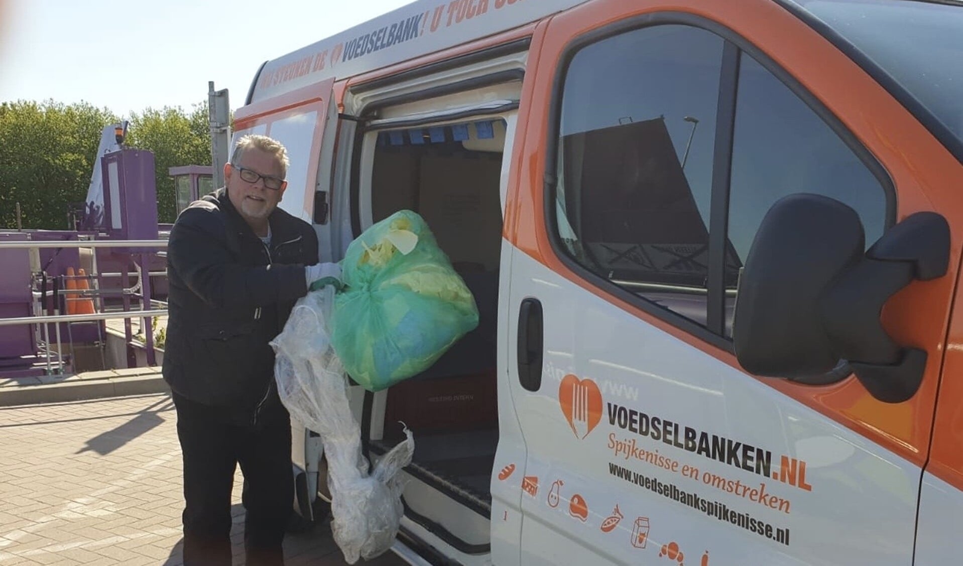 Willem Heijdacker is inmiddels aan de slag aan vrijwilliger bij de Voedselbank.