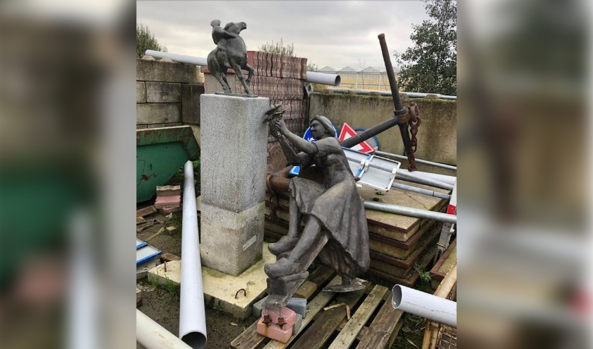 De beelden bevinden zich nu in een gemeentelijke opslagplaats. Foto: (PR)