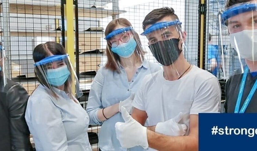 Een mooi gebaar van een lokaal bedrijf voor zorginstellingen.