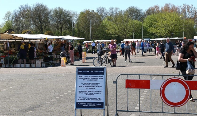 Vanaf zaterdag is de markt weer volledig open.