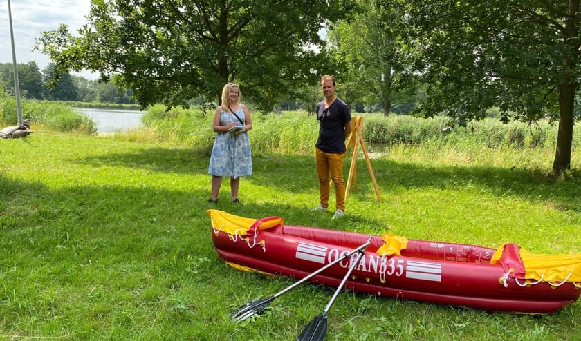 Charlot Schans van Stipo en wethouder Martijn Hamerslag
