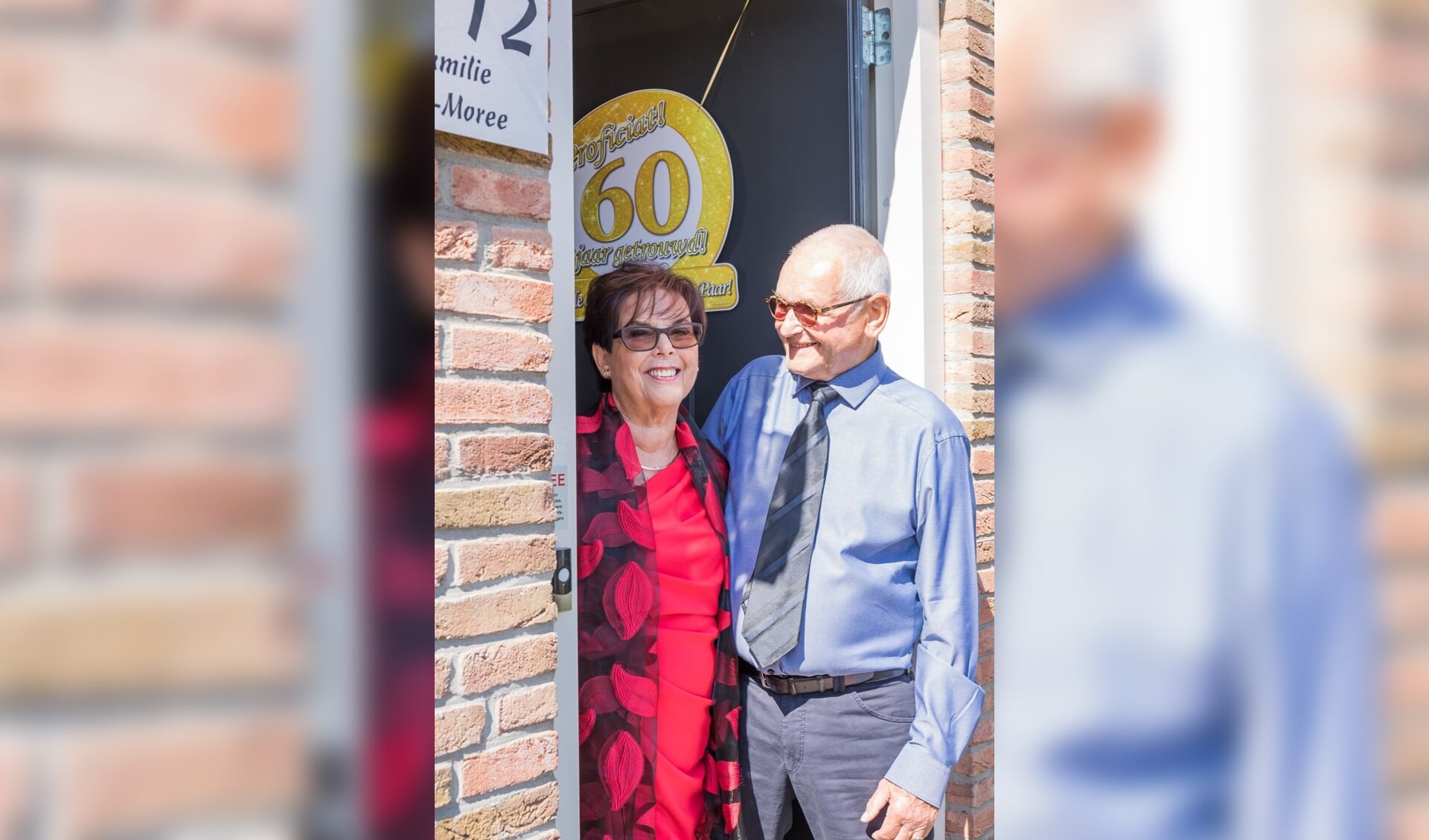 Agnes en Cees Wijn waren op 21 juni 60 jaar getrouwd!