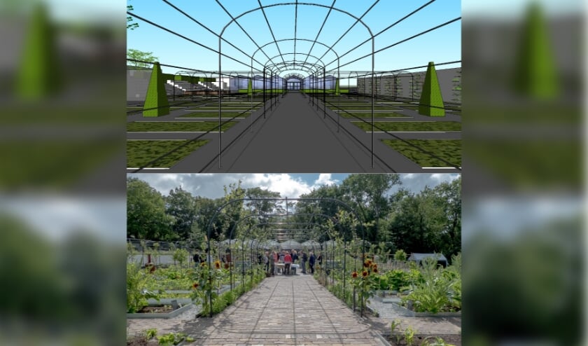 De tuin ten tijde van de opening in 2018.