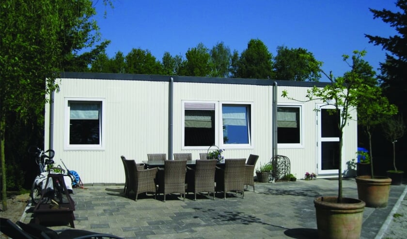 De containerwoningen zijn geschikt voor tijdelijke bewoning.