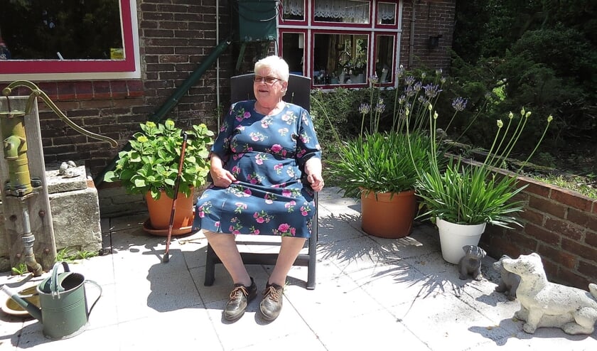 Dien Knöps-Hazelbag woont nog steeds in het huis waar ze ook geboren is