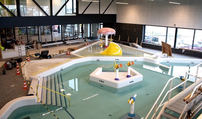 De baden zijn inmiddels ook al gevuld met water