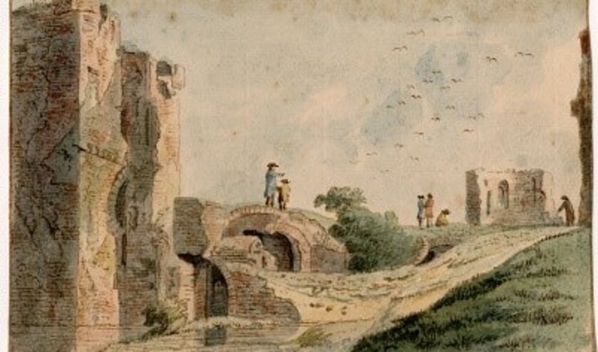 <p>De burcht in Oostvoorne</p>
