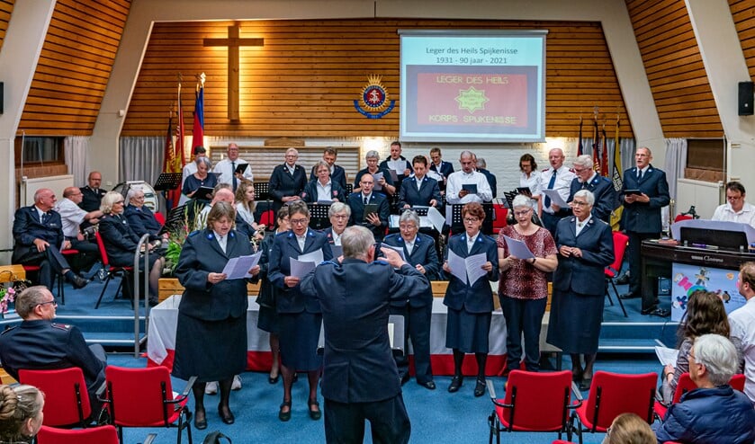 <p>Een van de jubileumactiviteiten was een concert in het Korpsgebouw. </p>