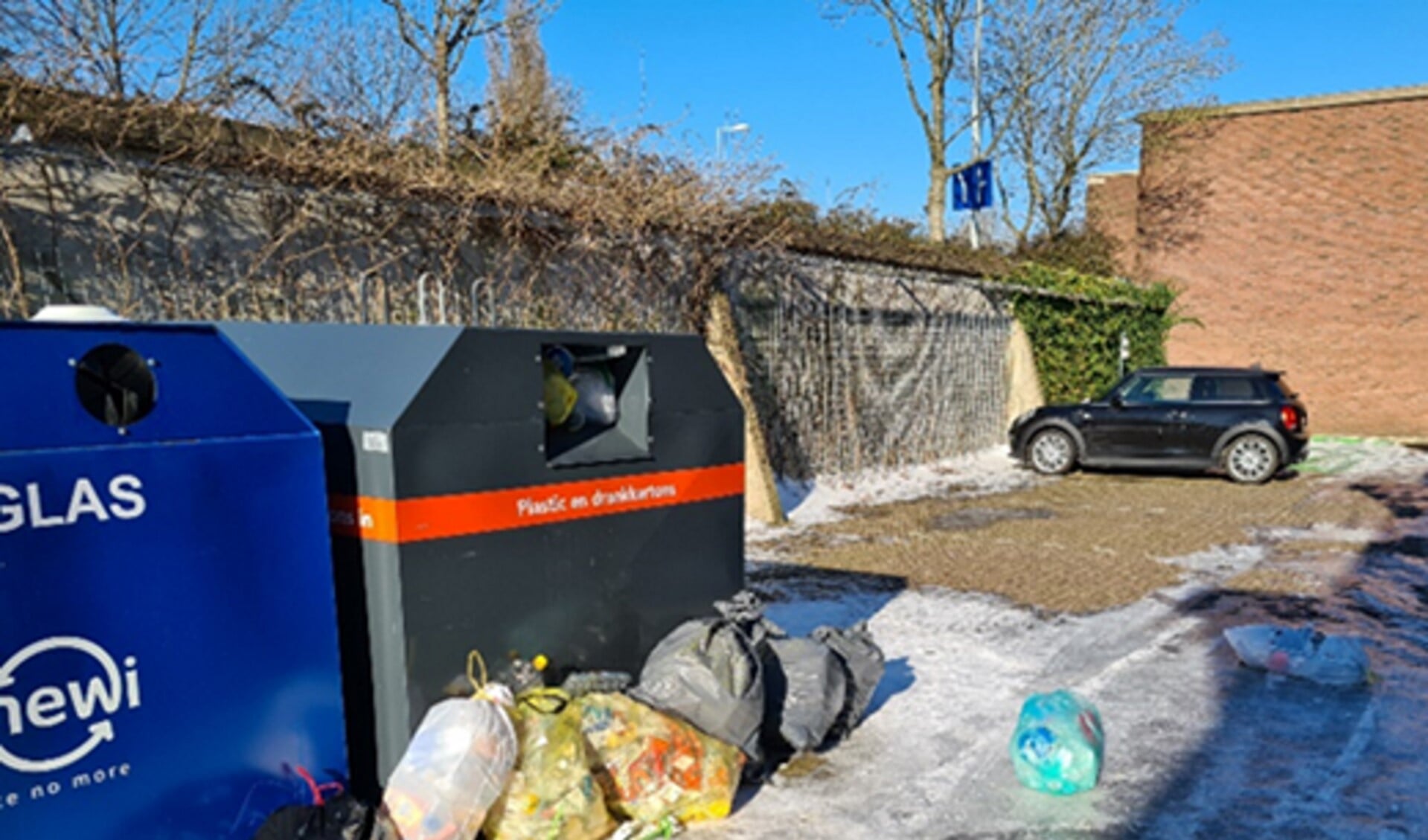 Het niet ophalen van afval tijdens de gladheid leidt tot overlast, Was dat wel nodig, vraagt de PvdA zich af. (Foto: PR) 