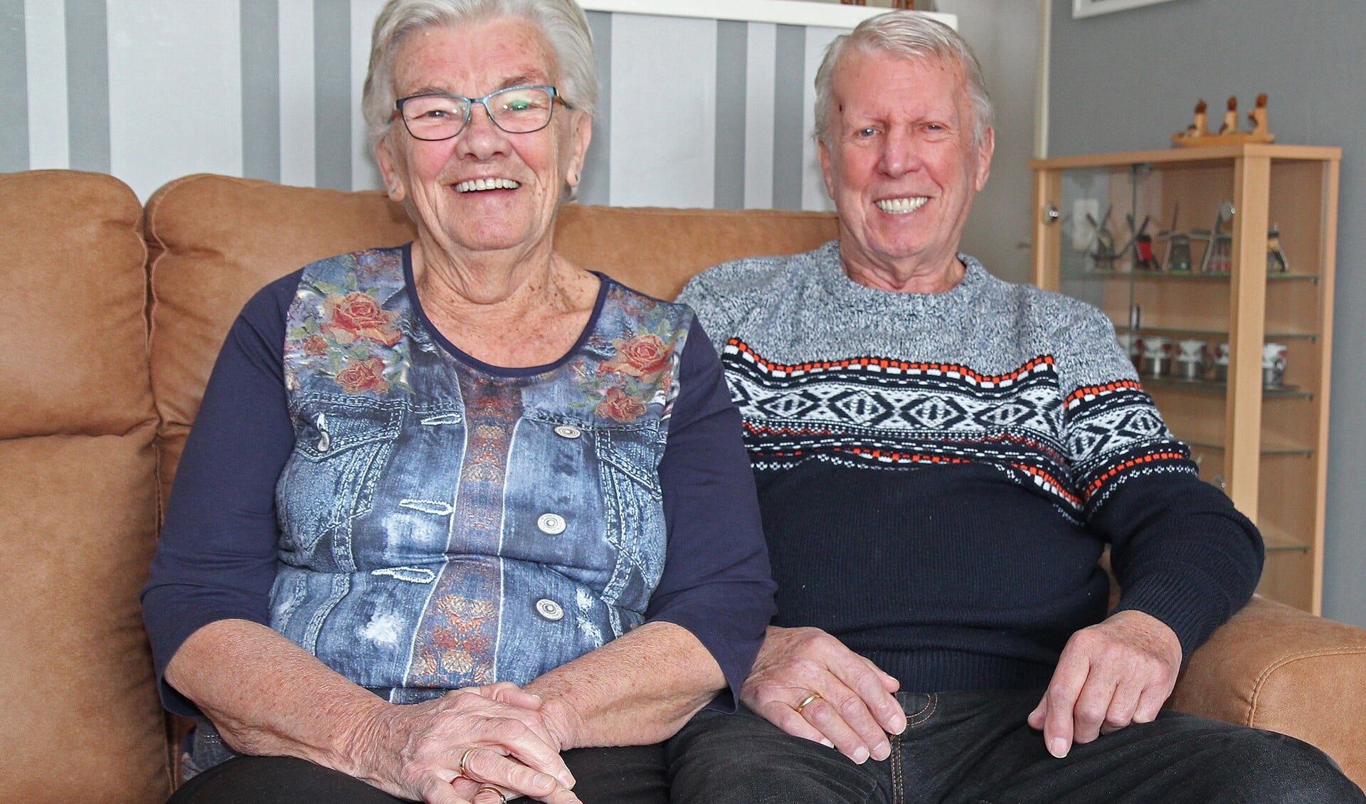 Lien Vosslamber is al 60 jaar met haar 'zeeman' Lukas getrouwd. 