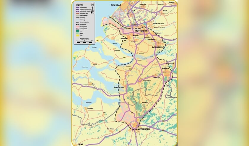 <p>Het noordelijke deel van Mainportcorridor.</p>