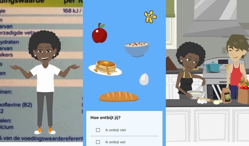 <p>Screenshots uit de ‘serious game’ van het Maasstad Ziekenhuis. </p>
