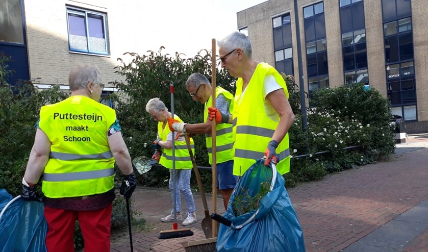 Ook het onkruid ontkwam niet aan de schoonmaakwoede