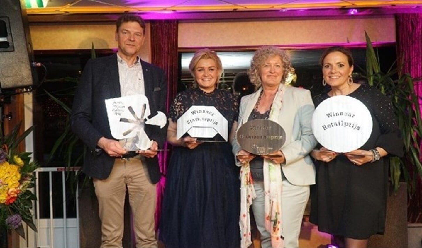 De winnaars van de 4 awards in 2019. (archieffoto)