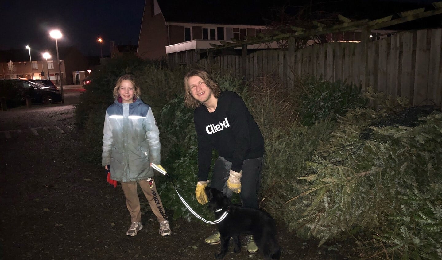 Elin kreeg dit jaar hulp van haar neef Luke.