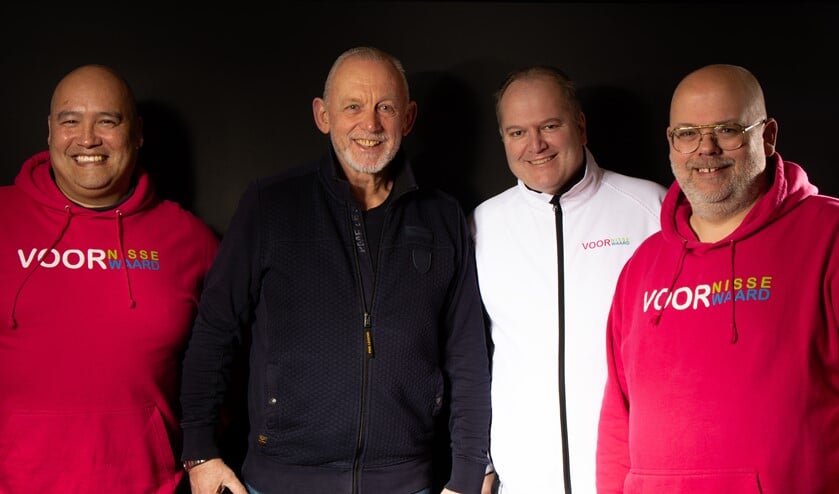 v.l.n.r. Stephan van Uden, Richard de Bijl, Remon van Bree en Roy Masthoff