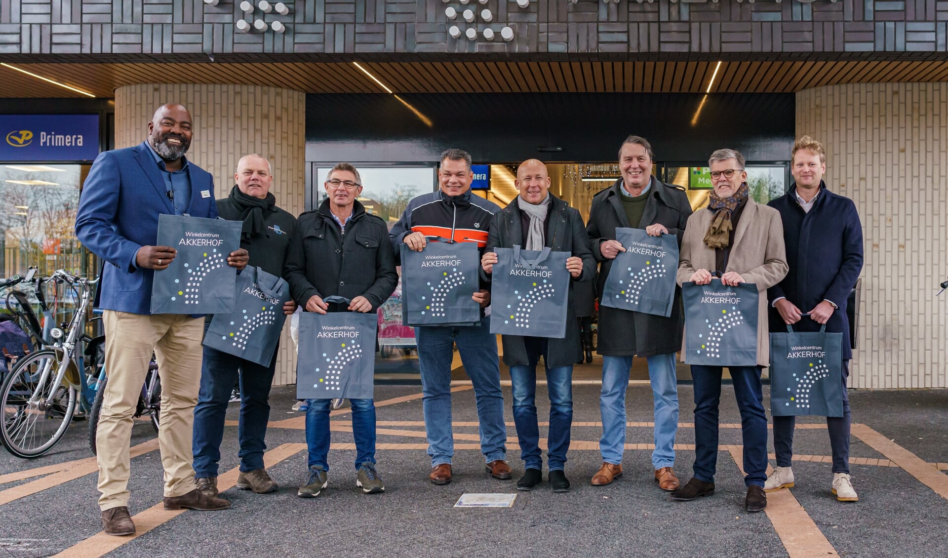 Voor de bezoekers van het winkelcentrum waren er bigshoppers. 