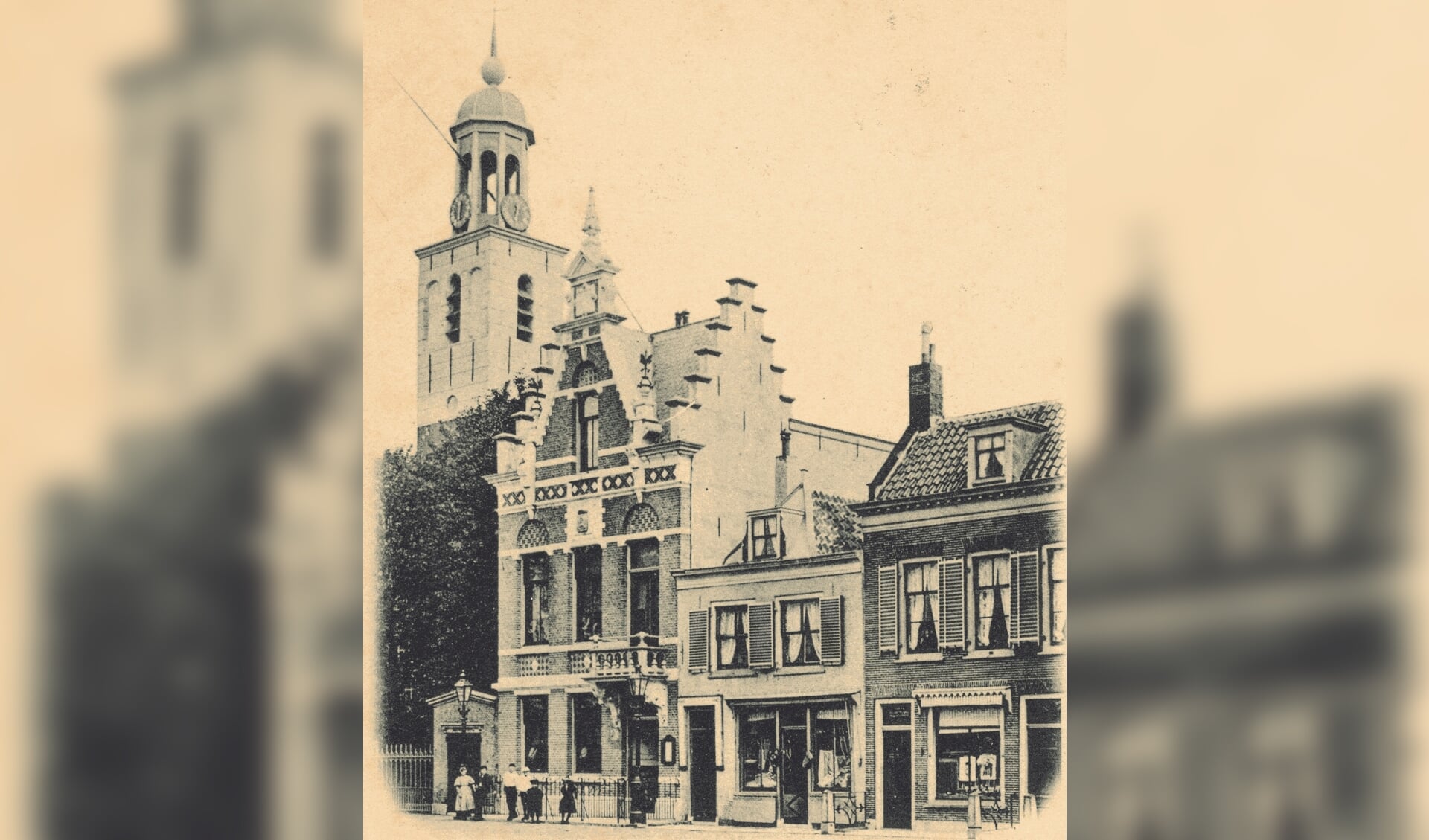 Stadhuis Raadhuis Oostzanddijk Baantje 1903