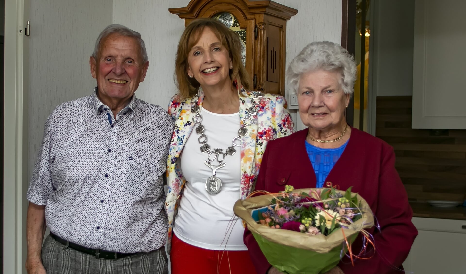Echtpaar Hageraats - Van Vugt viert 60-jarig huwelijk.