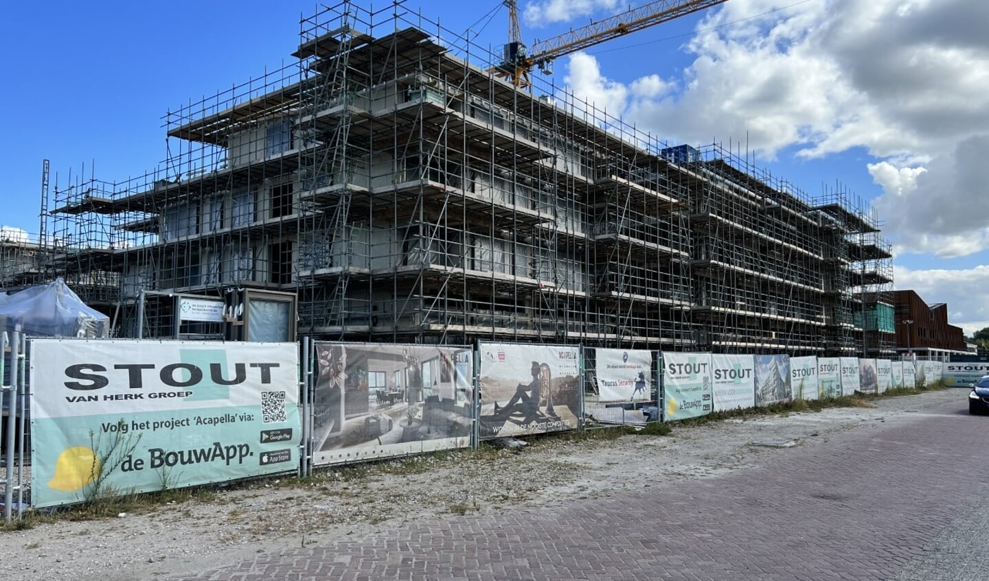 Door de brand heeft de oplevering grote vertraging opgeleverd (Foto: Wil van Balen)
