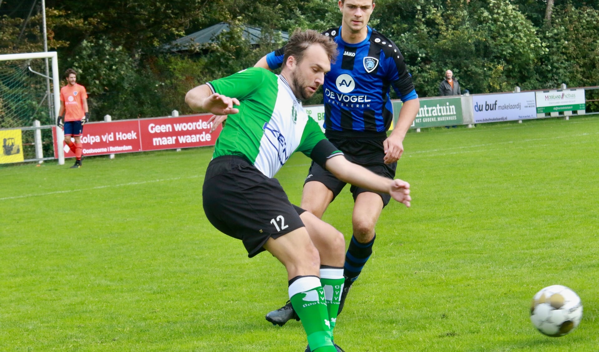 Michael Versaevel had goede scoringskansen voor OVV in de wedstrijd tegen HBSS. (ARCHIEFFOTO: Wil van Balen).